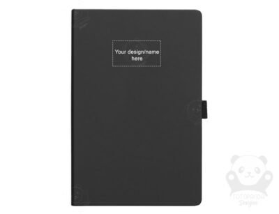 Imitation Leather Diary with Elastic Strap & Side Hoop for Pen